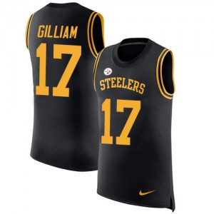 Nike Pittsburgh Steelers No17 Joe Gilliam Black Team Color Men's Stitched NFL Vapor Untouchable Limited Jersey