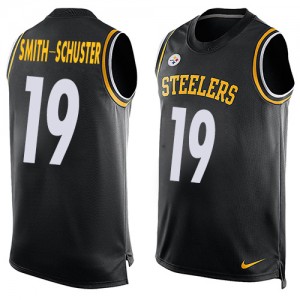 Black #19 Juju Smith-Schuster Pittsburgh Steelers Alternate Vapor Untouchable Limited Jersey 