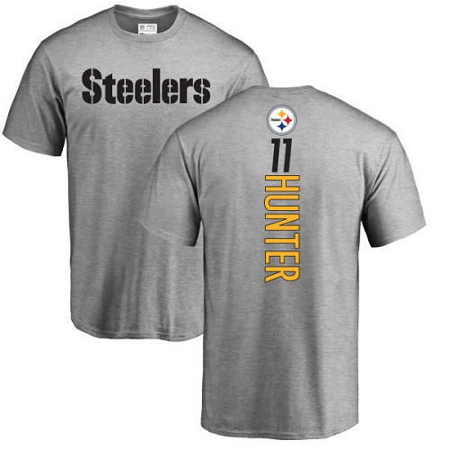 NFL Nike Pittsburgh Steelers #11 Justin Hunter Ash Backer T-Shirt