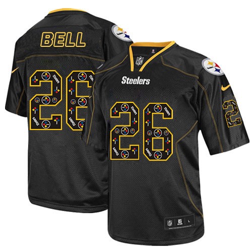 Men's Nike Pittsburgh Steelers #26 Le'Veon Bell Elite New Lights Out Black NFL Jersey