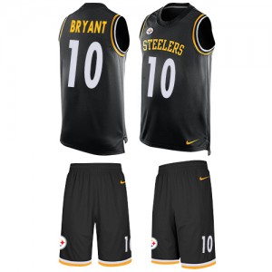 Men's Nike Pittsburgh Steelers #10 Martavis Bryant Limited Black Tank Top Suit NFL Jersey