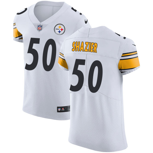 Men's Nike Pittsburgh Steelers #50 Ryan Shazier White Vapor Untouchable Elite Player NFL Jersey