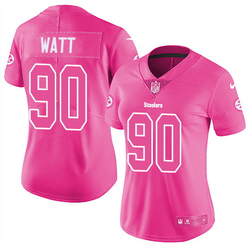 TJ WAT #90 PITTSBURGH STEELERS JERSEY GIRLS XS 4/5 BRAND NEW WITH TAGS!