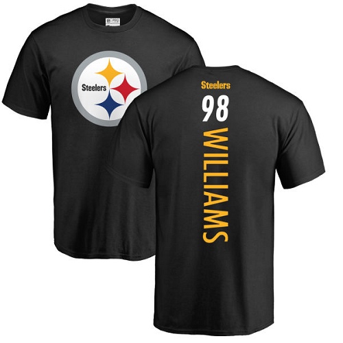 NFL Nike Pittsburgh Steelers #98 Vince Williams Black Backer T-Shirt